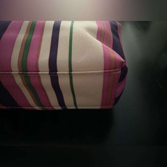 ESTEE LAUDER Colorful Pink Tote Bag w/Matching Wallet - Picture 5 of 11